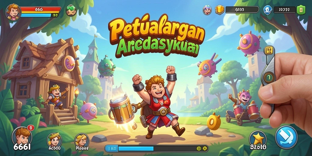 Gameplay menyenangkan dan penuh aksi di 666I.