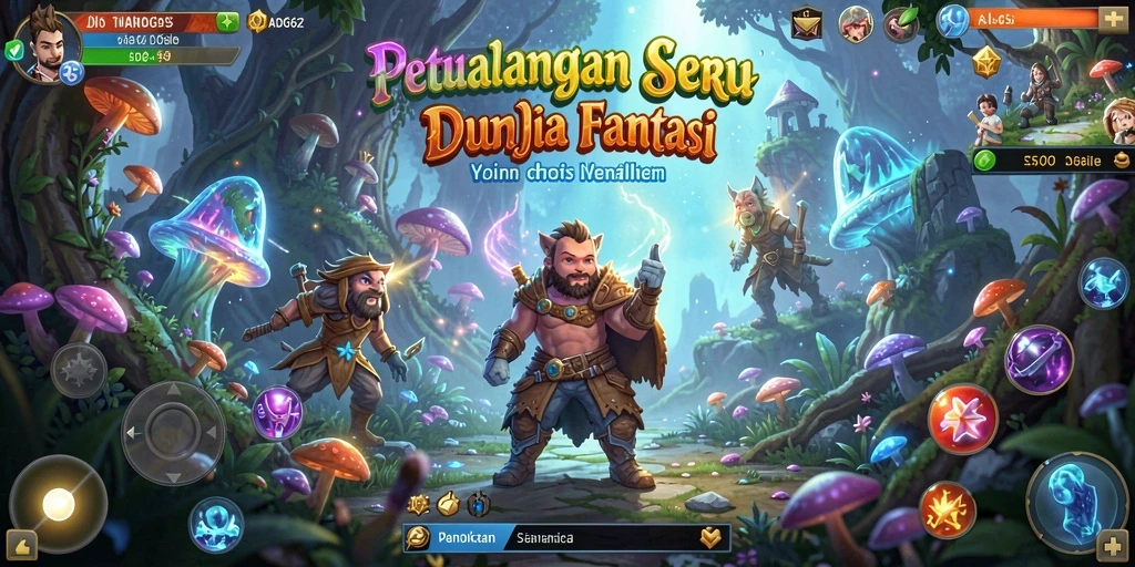 Tampilan gameplay petualangan seru di ADG62.