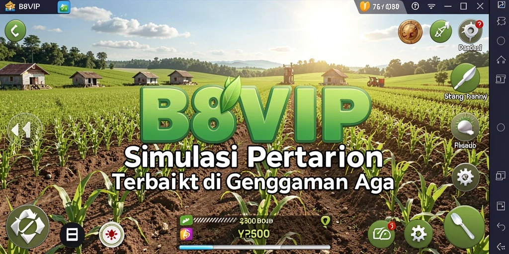 Tampilan menawan dari gameplay pertanian B8VIP yang seru.