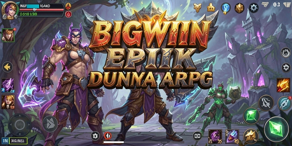 Tampilan menarik dari gameplay ARPG BIGWIN dengan grafis yang menawan.