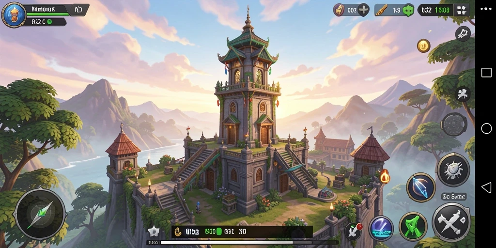 Gameplay intens dalam pertahanan menara yang mengasyikkan.