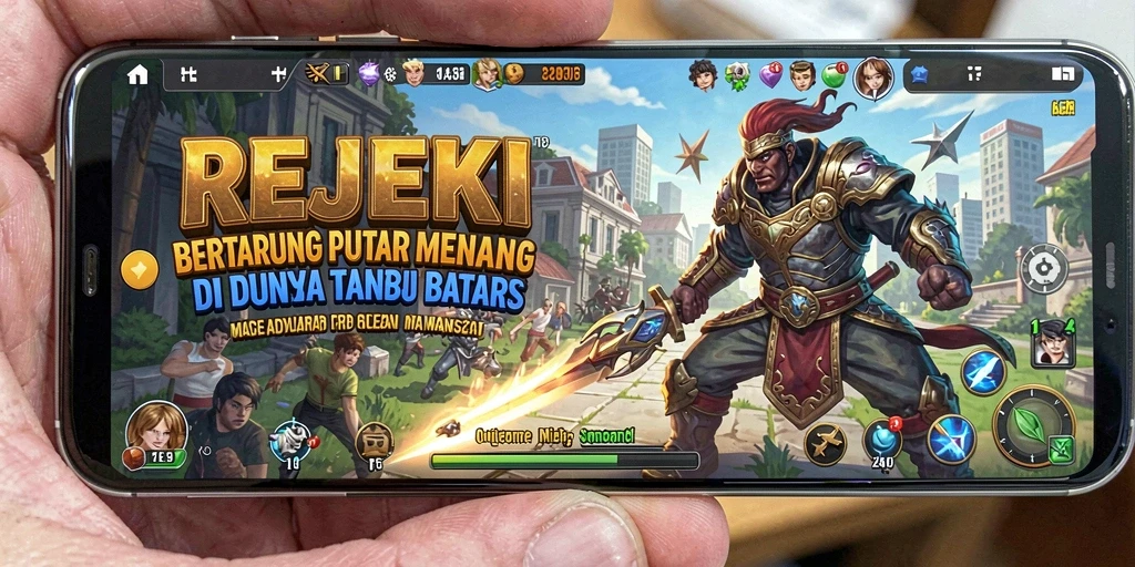 Gameplay seru REJEKI di dunia Battle Royale.