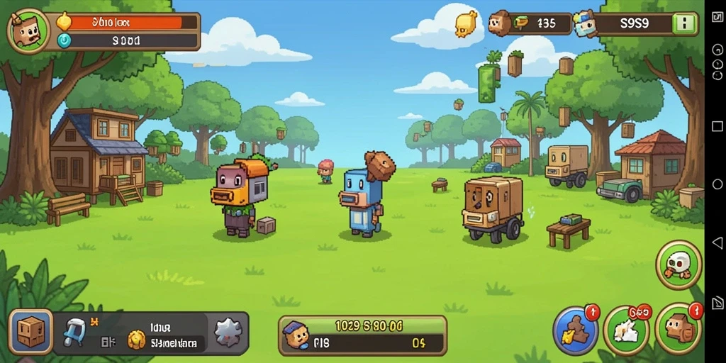 Tampilan gameplay S9S9 yang menarik dan penuh warna.