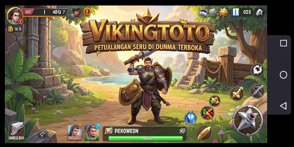 Tampilan gameplay VIKINGTOTO yang memukau di dunia terbuka.