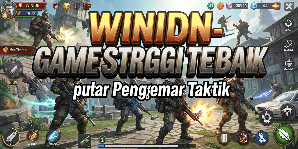 Tampilan gameplay WINIDN, menampilkan strategi yang memukau.